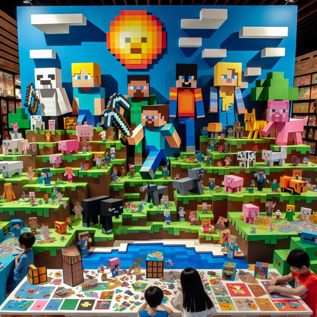 Creative Display Ideas for Minecraft Paper Crafts